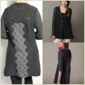 🥰Free People Gray Cardigan Sweater - Size M🥰